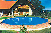 Bazén fóliový - kruh